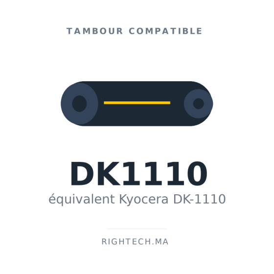 Tambour compatible Kyocera DK-1110 (DK1110)