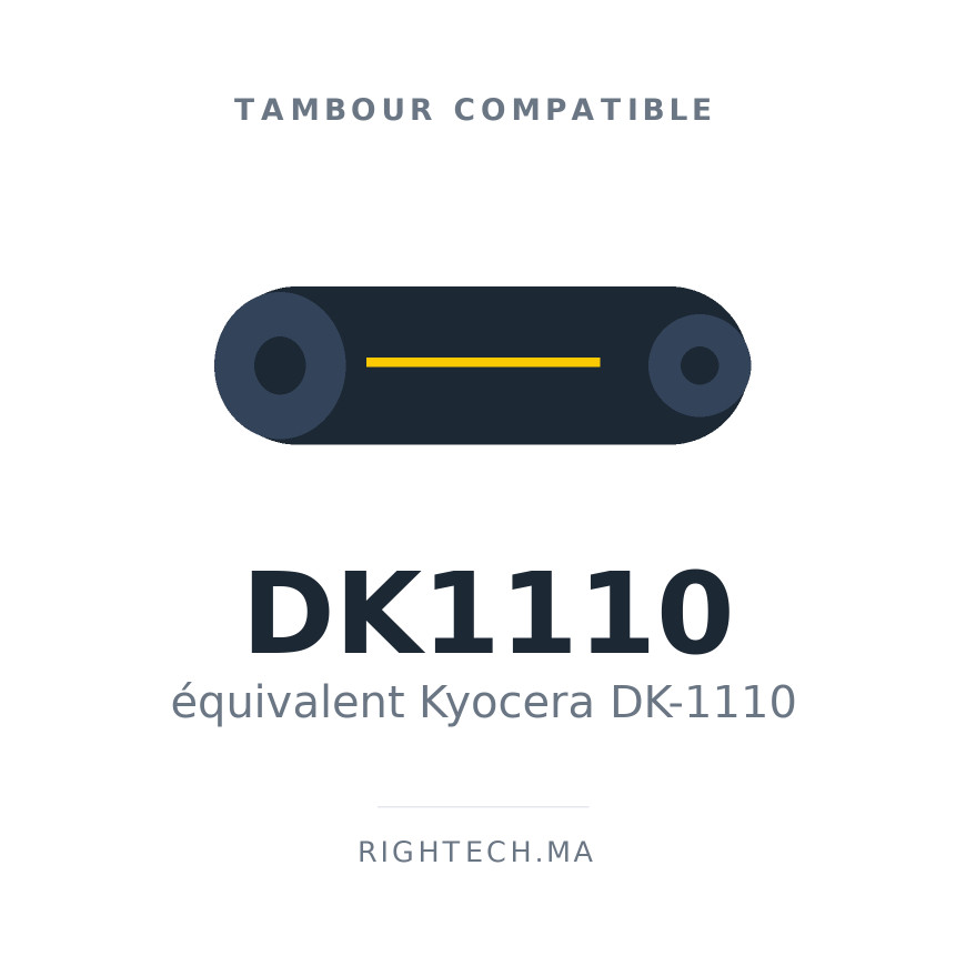 Tambour compatible Kyocera DK-1110 (DK1110)