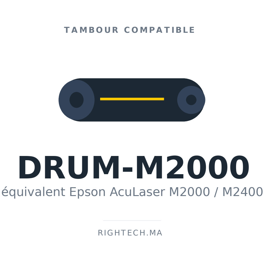 Tambour compatible Epson AcuLaser M2000 / M2400 (DRUM-M2000)