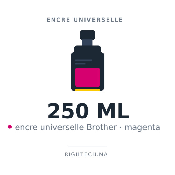 Encre universelle Brother magenta 250 ml (UNIV-BR-250-M)