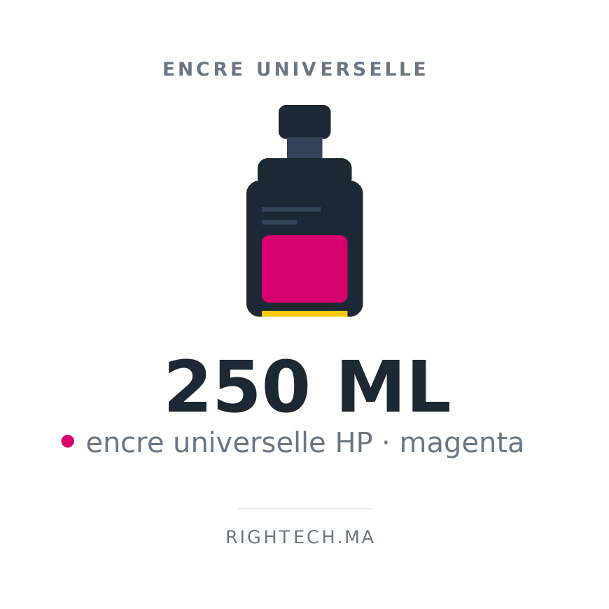 Encre universelle HP magenta 250 ml (UNIV-HP-250-M)