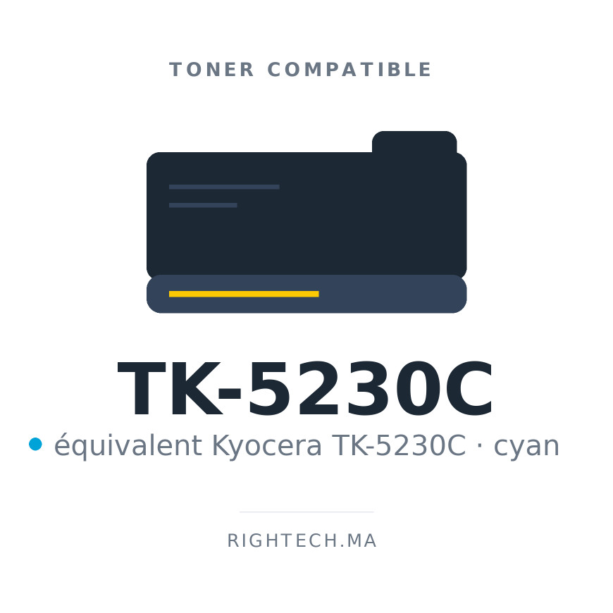 Toner compatible Kyocera TK5230 cyan (TK-5230C)