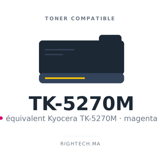 Toner compatible Kyocera TK5270 magenta (TK-5270M)