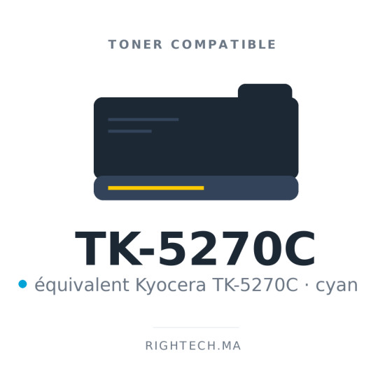 Toner compatible Kyocera TK5270 cyan (TK-5270C)