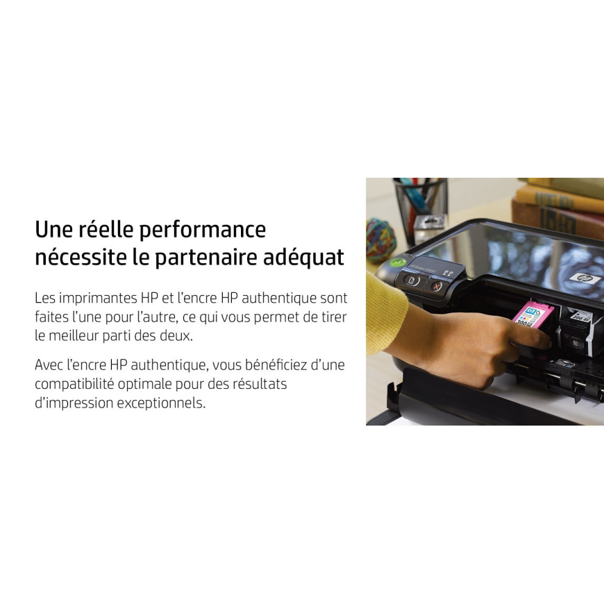 Cartouche d'encre HP 901XL noir - grande capacité HP d'origine (CC654AE)