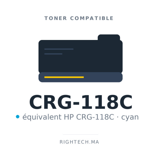 Toner compatible HP CRG-118C cyan