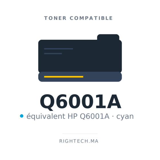 Toner compatible HP Q6001A cyan