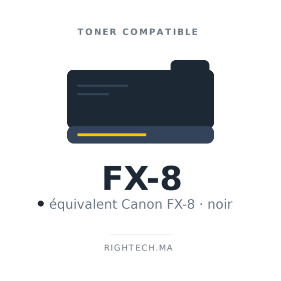 Toner compatible Canon FX-8 noir