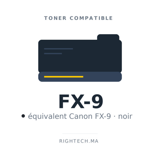 Toner compatible Canon FX-9 noir