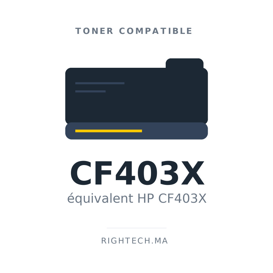 Toner compatible HP CF403X