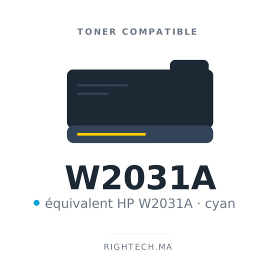 Toner compatible HP W2031A cyan