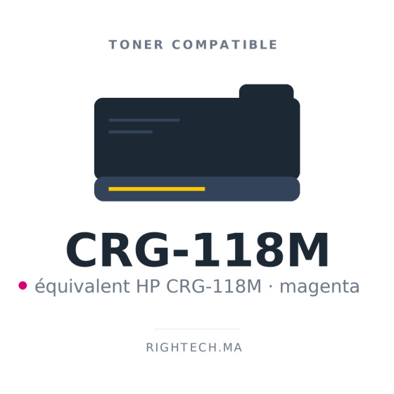 Toner compatible HP CRG-118M magenta