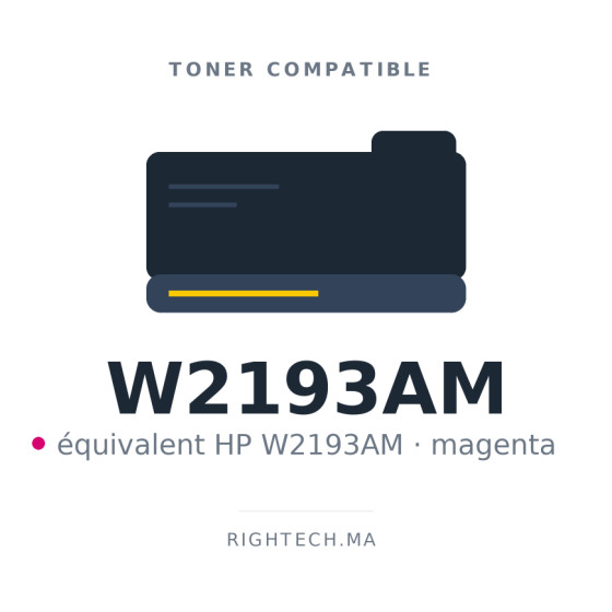 Toner compatible HP W2193AM magenta