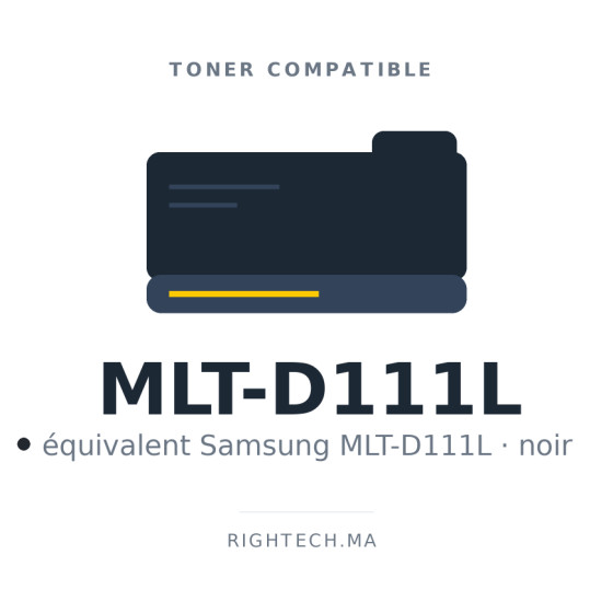 Toner compatible Samsung MLT-D111L noir