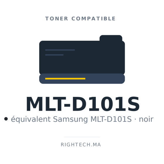 Toner compatible Samsung MLT-D101S noir