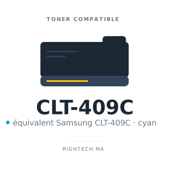 Toner compatible Samsung CLT-409C cyan