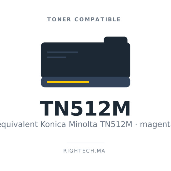 Toner compatible Konica Minolta TN512M magenta