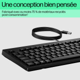 Clavier filaire HP 125 AZERTY (266C9AA)