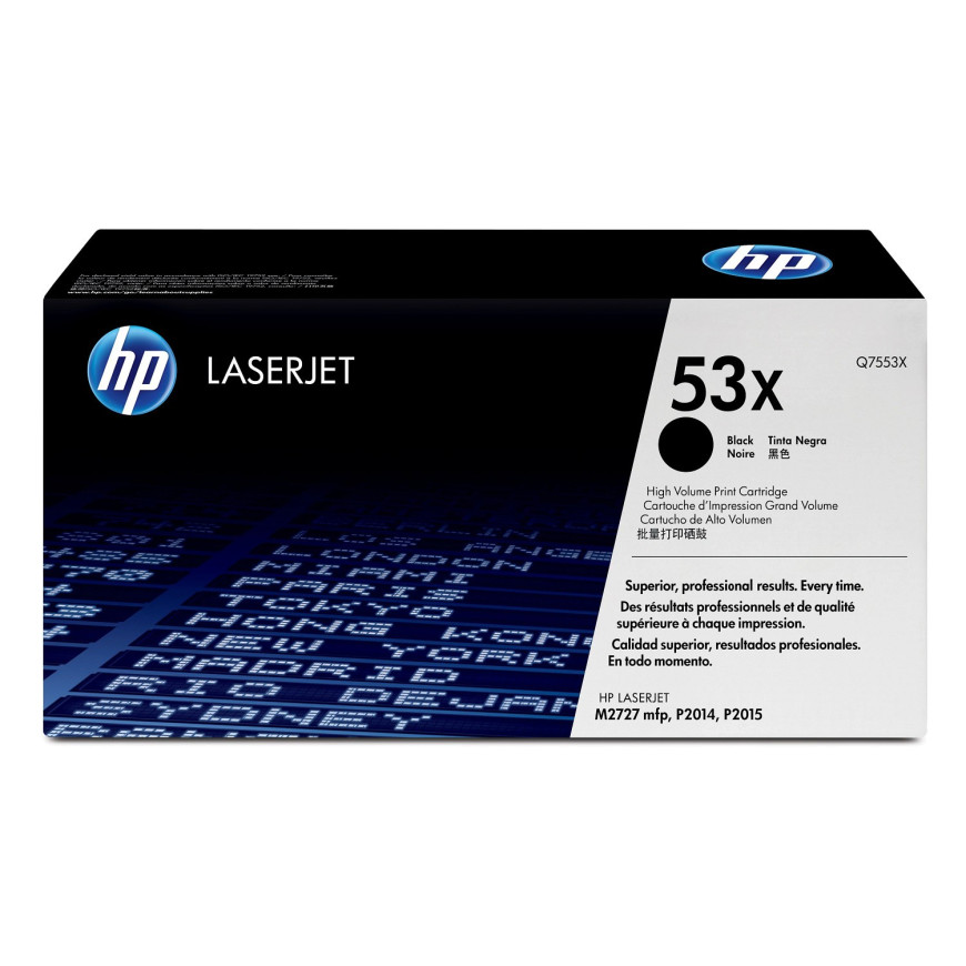 Toner HP 53X noir (Q7553X) - grande capacité HP LaserJet d'origine