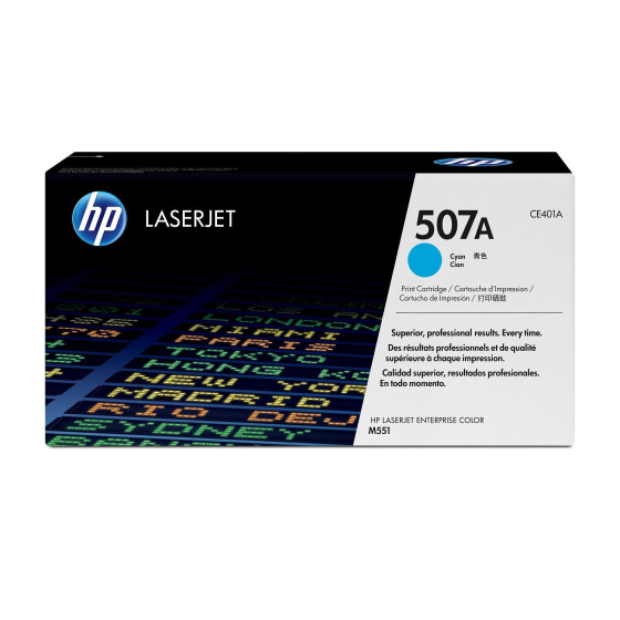 Toner HP 507A cyan (CE401A) - HP LaserJet d'origine