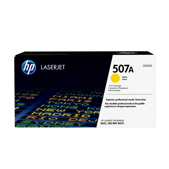 Toner HP 507A jaune (CE402A) - HP LaserJet d'origine