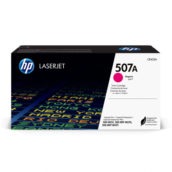 Toner HP 507A magenta (CE403A) - HP LaserJet d'origine