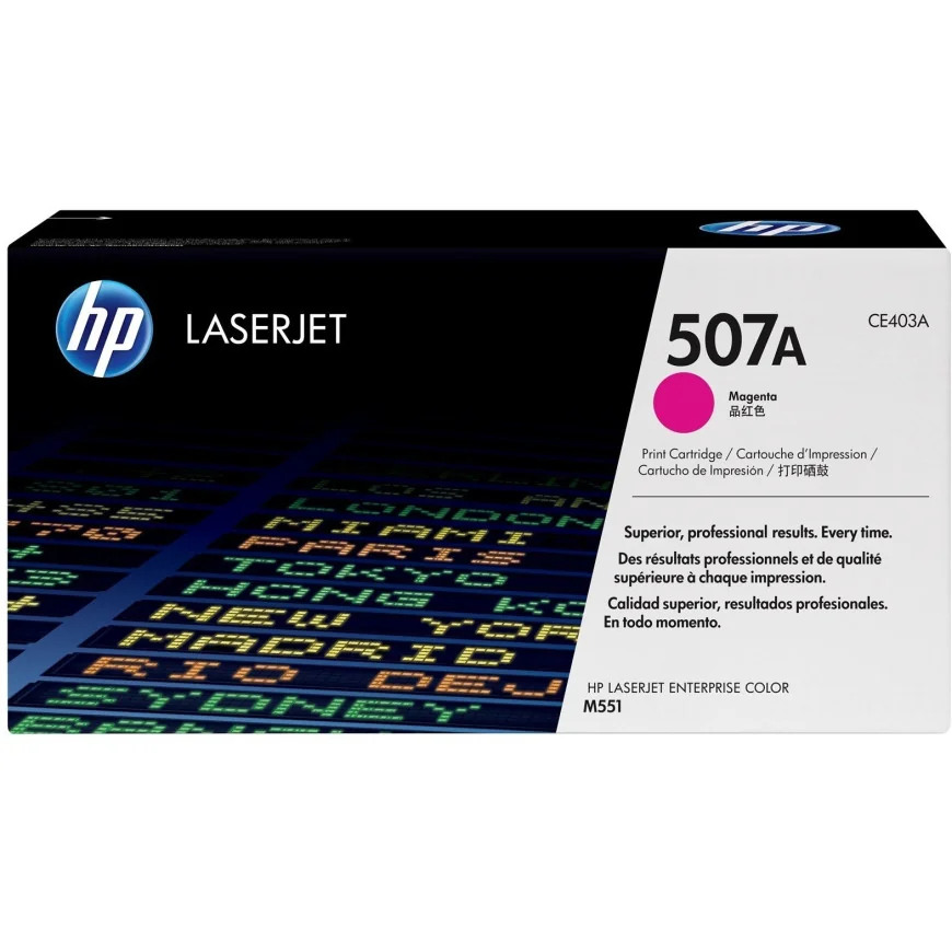 HP 507A MAGENTA (CE403A) - TONER HP LASERJET D'ORIGINE