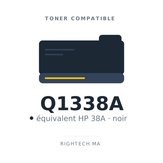 Toner compatible HP 38A noir (Q1338A)