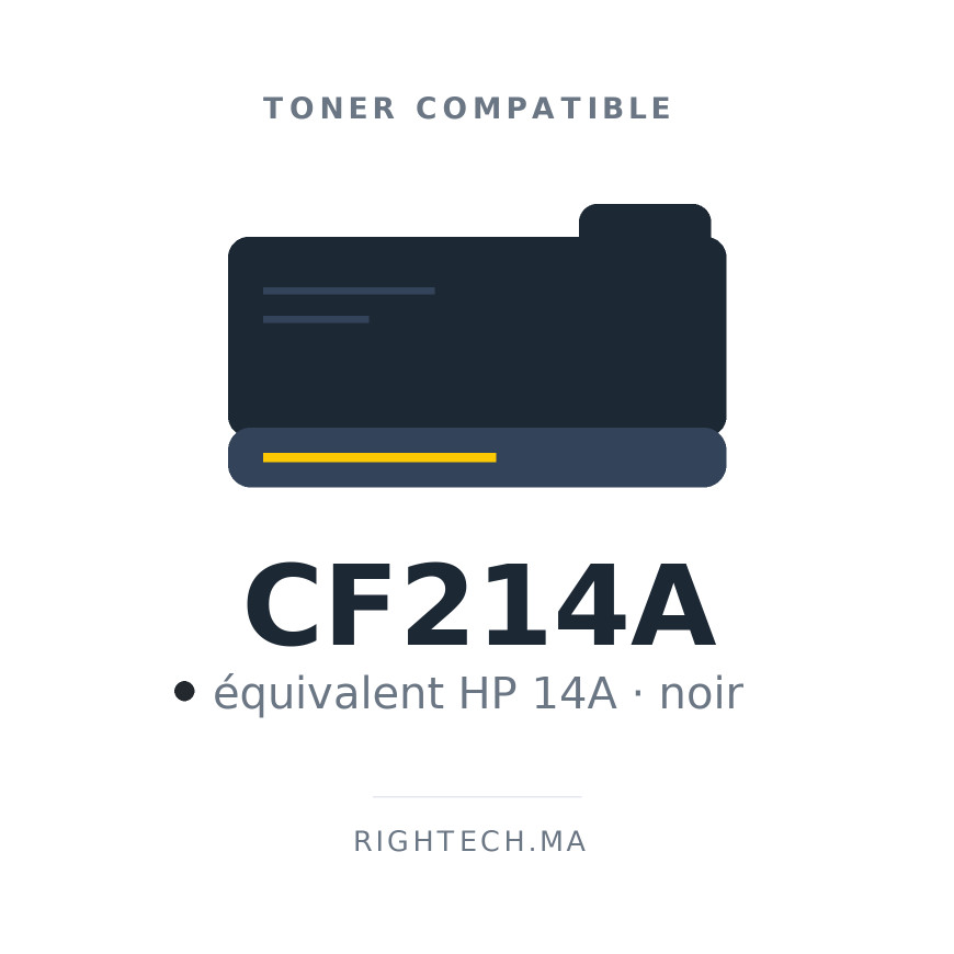 Toner compatible HP 14A noir (CF214A)
