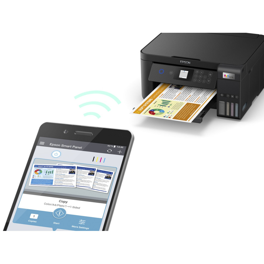 Imprimante multifonction à réservoirs rechargeables Epson EcoTank L4260 (C11CJ63411)