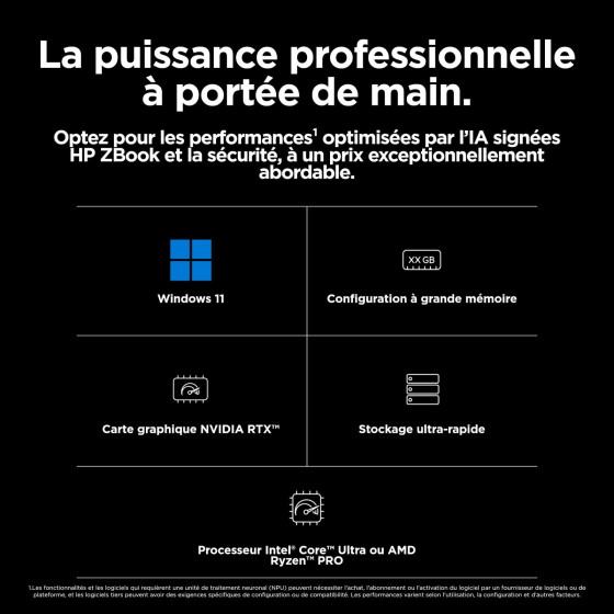 Station de travail mobile HP ZBook Power G11 (86B16EA)