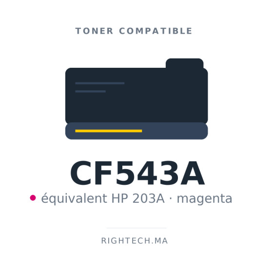 Toner compatible HP 203A magenta (CF543A)