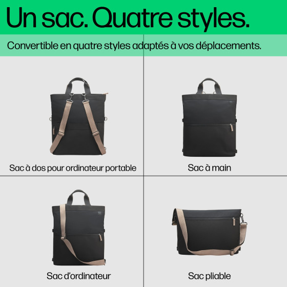 Sac forme sac à DOS HP pour PC portable 14" (9C2H0AA)