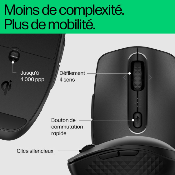 Souris sans fil Bluetooth HP 690 (7M1D4AA)