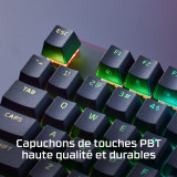 Clavier de jeu mécanique HyperX Alloy Origins PBT HX Rouge - AZERTY (639N3AA)