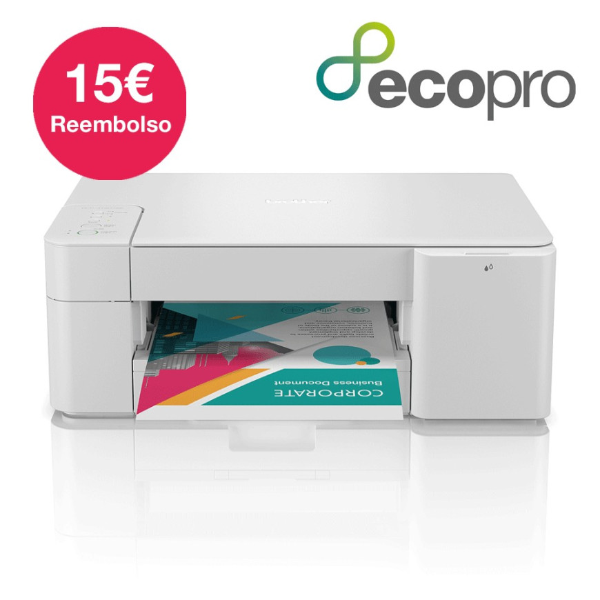 Multifonction jet d’encre A4 3-en-1 avec application smartphone, Wi-Fi et Wi-Fi direct (DCP-J1200WE)