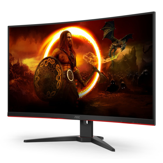 AOC 31.5" LED - C32G2ZE MONITOR | Full HD 1080p - 1920 x 1080 pixels - 1 ms (MPRT) - Format 16/9 (C32G2ZE/BK)
