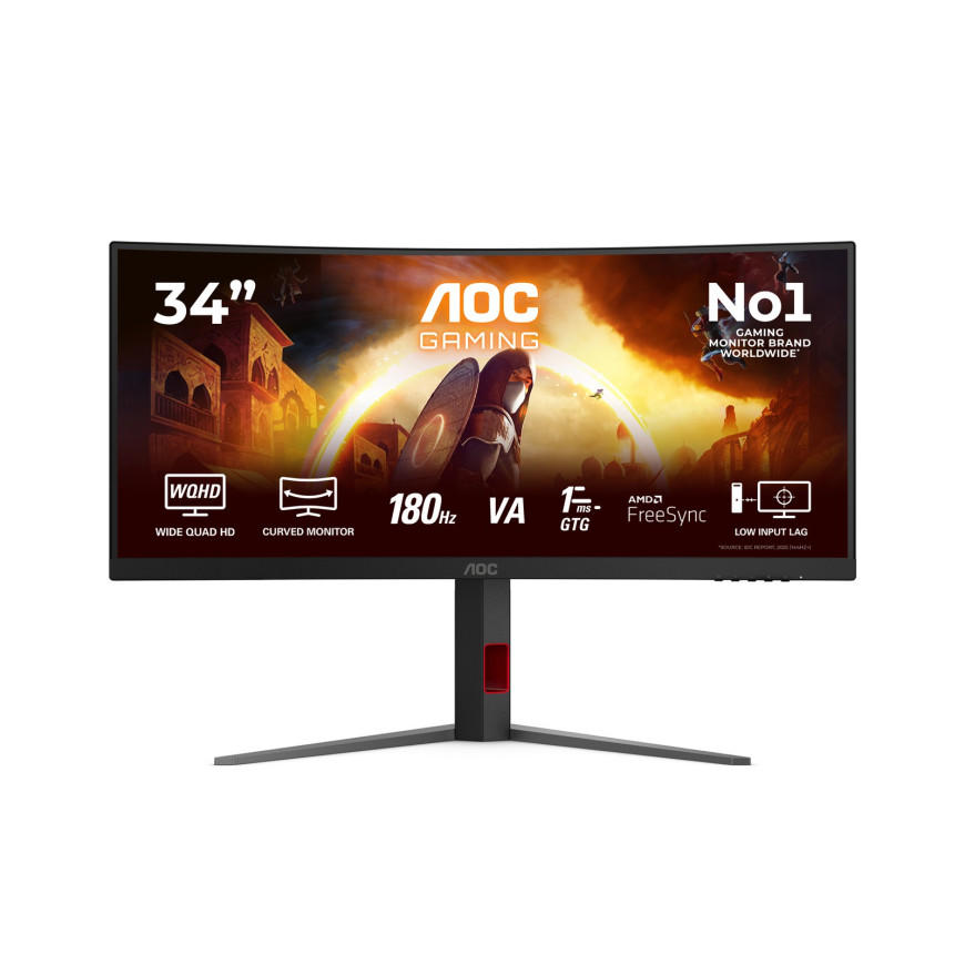 Moniteur AOC 34&Prime; &ndash; CU34G4 Gaming (CU34G4)