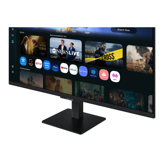 Écran Samsung Smart Série 5 32'' FHD 16:9 60Hz Borderless - Moniteur PC polyvalent (LS32FM500EUXEN)