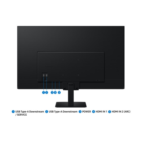 Écran Samsung Smart Série 5 32'' FHD 16:9 60Hz Borderless - Moniteur PC polyvalent (LS32FM500EUXEN)