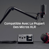 Mélangeur Audio HyperX Audio Mixer pour Streaming et Création (73C12AA)