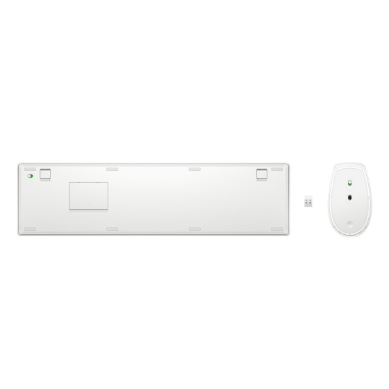 Clavier et Souris Hp Combo sans Fil FR - Blanc élégant et ergonomique (4R016AA)