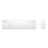 Clavier et Souris Hp Combo sans Fil FR - Blanc élégant et ergonomique (4R016AA)