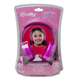 Casque Celly Casque pour enfants - Rose (KIDSBEATPK)