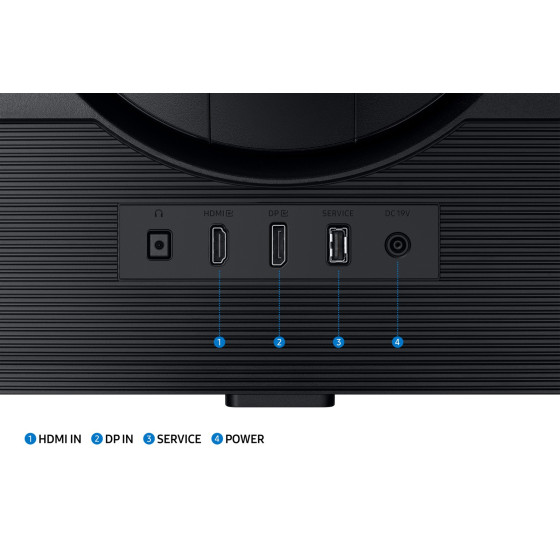 Écran Gaming Samsung Odyssey G5 G50D 32'' Flat 16:9 180Hz 1ms Borderless HAS (LS32DG500EUXEN)
