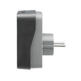 APC Essential SurgeArrest 1 Outlet 2 USB Ports Black 230V Germany