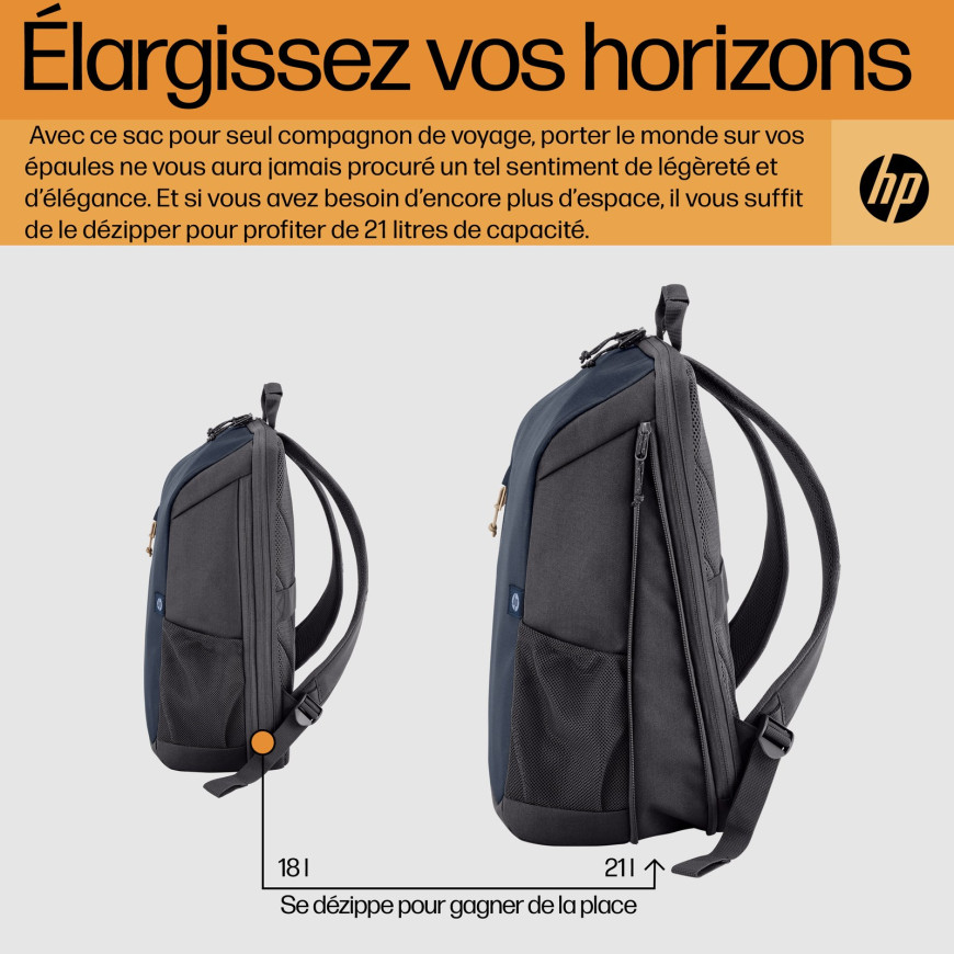 HP 15,6 " trvl 18L 15.6 iron graylaptopbackpack