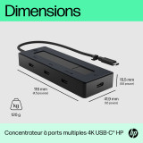 HP 4K USB-C Multiport Hub EURO