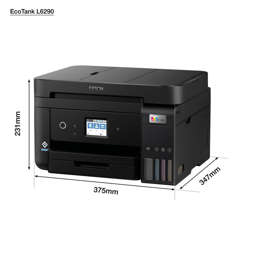 Imprimante Epson EcoTank L6290 Pro multifonction à réservoirs rechargeables (C11CJ60405)