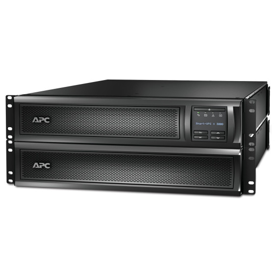 Onduleur line interactive APC Smart-UPS X 3000VA rack/tower LCD 200-240V avec carte réseau